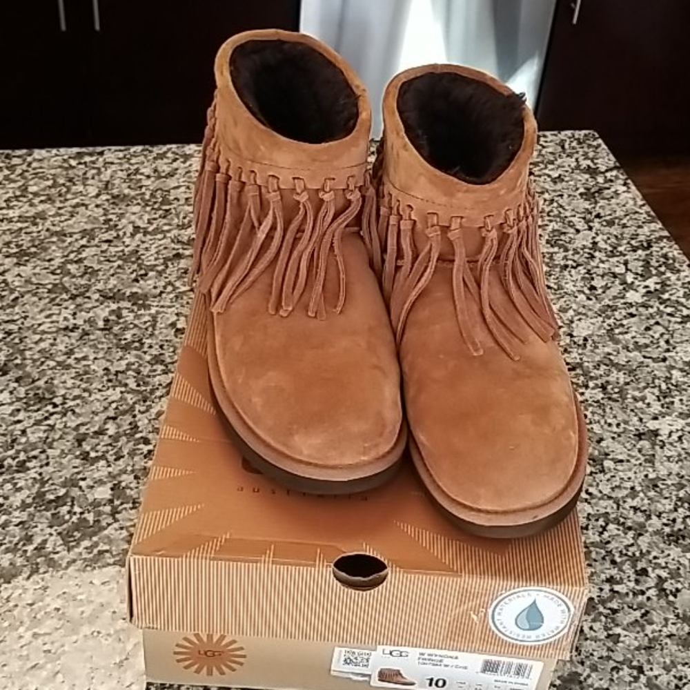 Ugg Fringe Booties